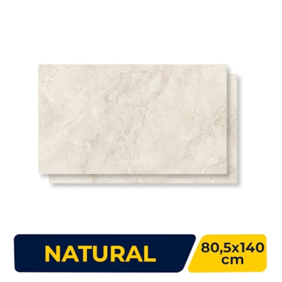 Porcelanato Natural 80,5x140cm Caixa 2,25m² Villagres Serenità Retificado - 800080
