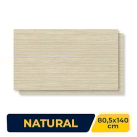 Porcelanato Natural 80,5x140cm Caixa 2,25m² Villagres Tatame Retificado - 800071