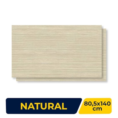 Porcelanato Natural 80,5x140cm Caixa 2,25m² Villagres Tatame Retificado - 800071