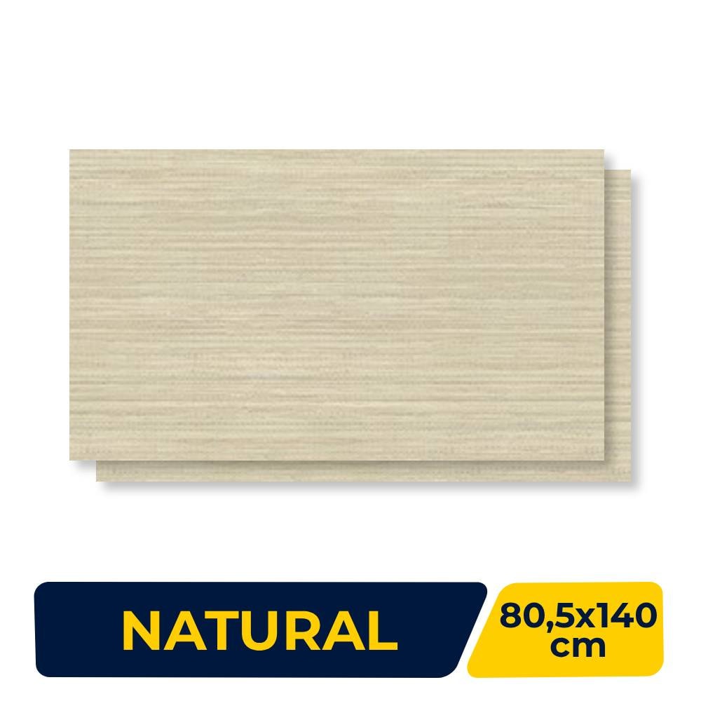 Porcelanato Natural 80,5x140cm Caixa 2,25m² Villagres Tatame Retificado - 800071