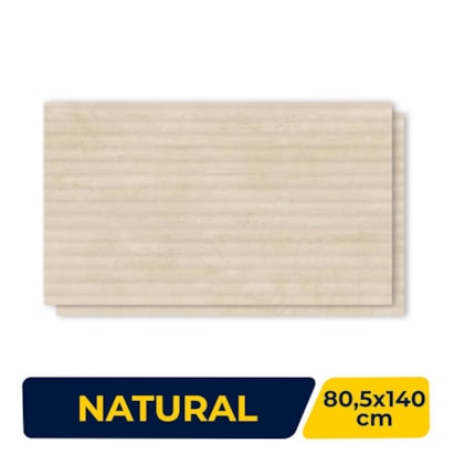 Porcelanato Natural 80,5x140cm Caixa 2,25m² Villagres Trevi Decor Retificado - 800042