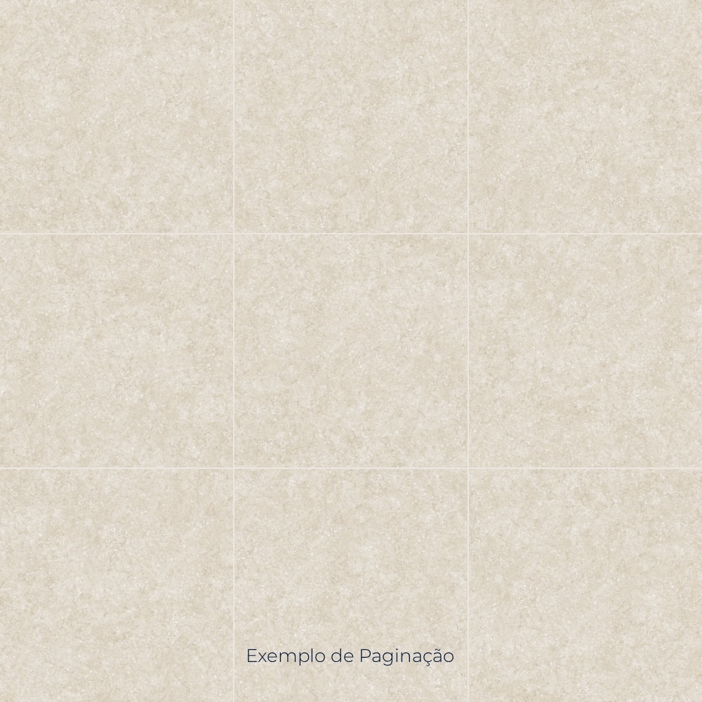 Porcelanato Natural 80x80cm Caixa 1,91m² Portobello Stone Off White Retificado - 205986E