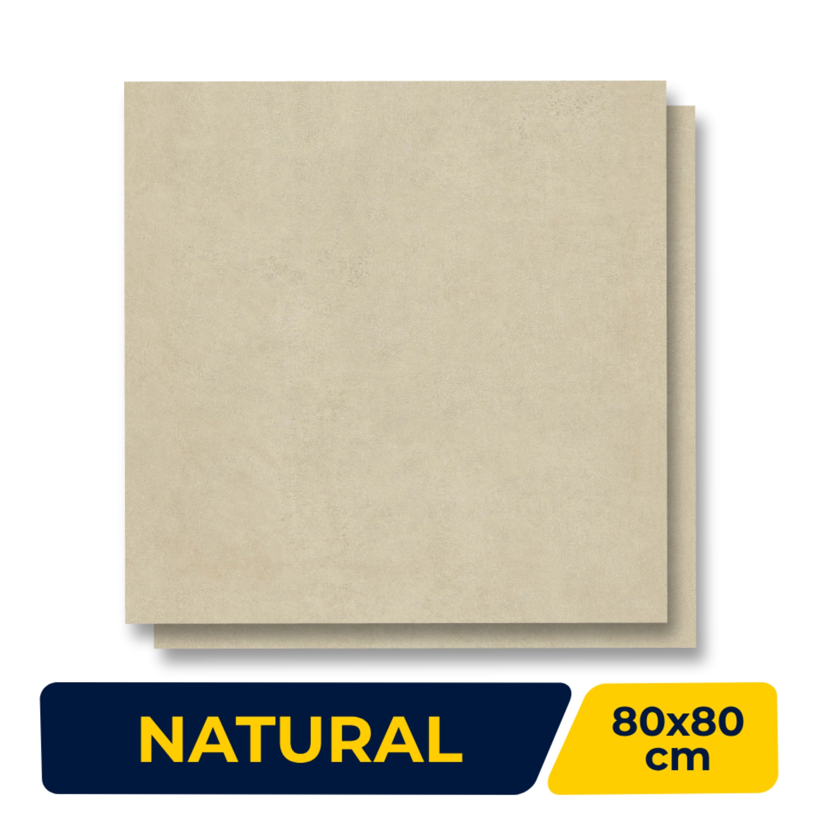 Porcelanato Natural 80x80cm Caixa 1,92m² Portinari Distrito Be Retificado - 6061633