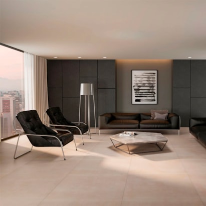 Porcelanato Natural 81x81cm Caixa 1,99m² Hit Gris Bold - 204741E