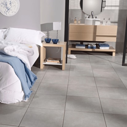 Porcelanato Natural 81x81cm Caixa 1,99m² Portobello Cimento Cinza Bold - 206544E