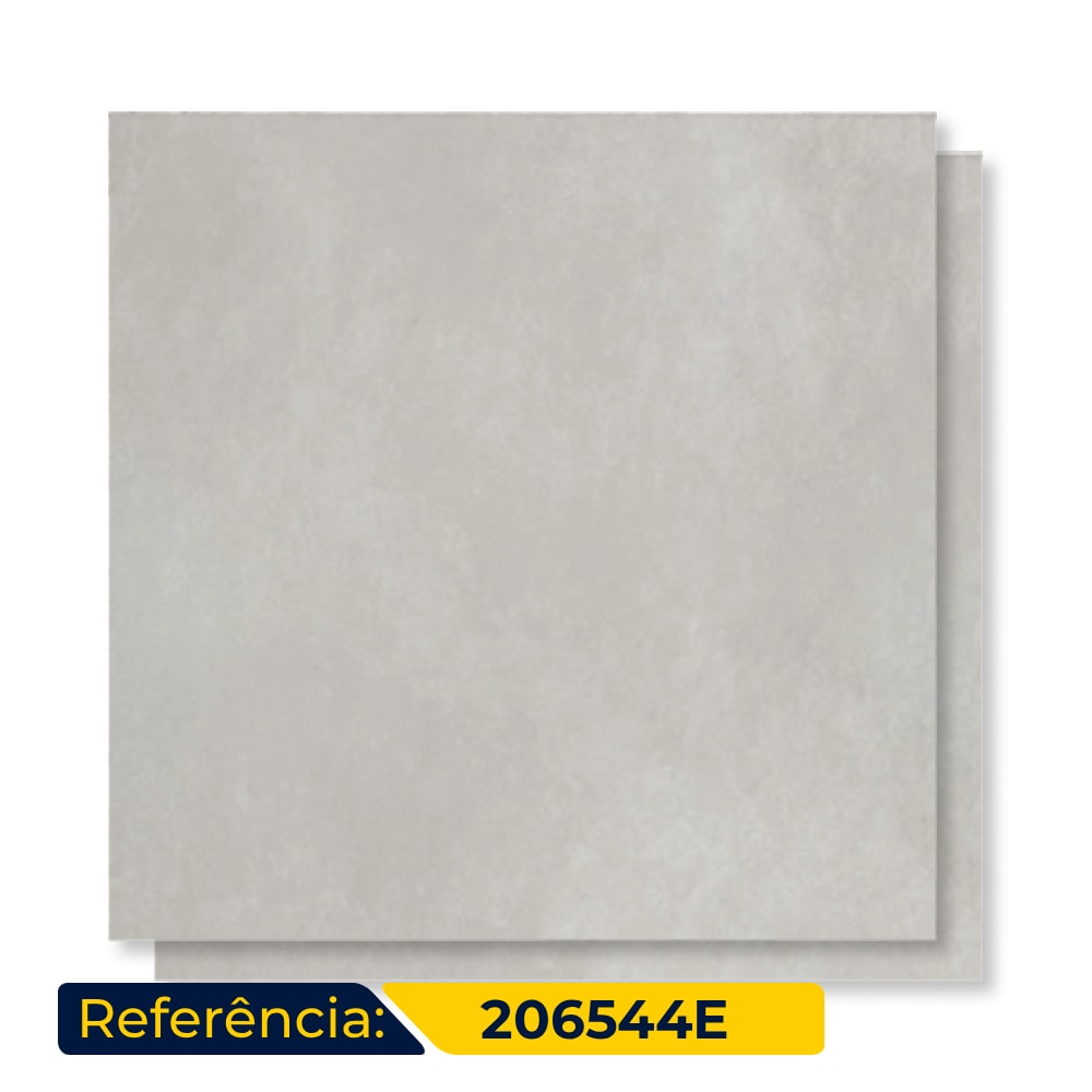 Porcelanato Natural 81x81cm Caixa 1,99m² Portobello Cimento Cinza Bold - 206544E
