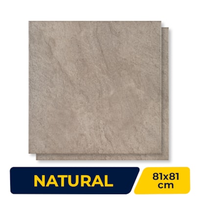 Porcelanato Natural 81x81cm Caixa 1,99m² Portobello Thor Amber Bold - 204837E