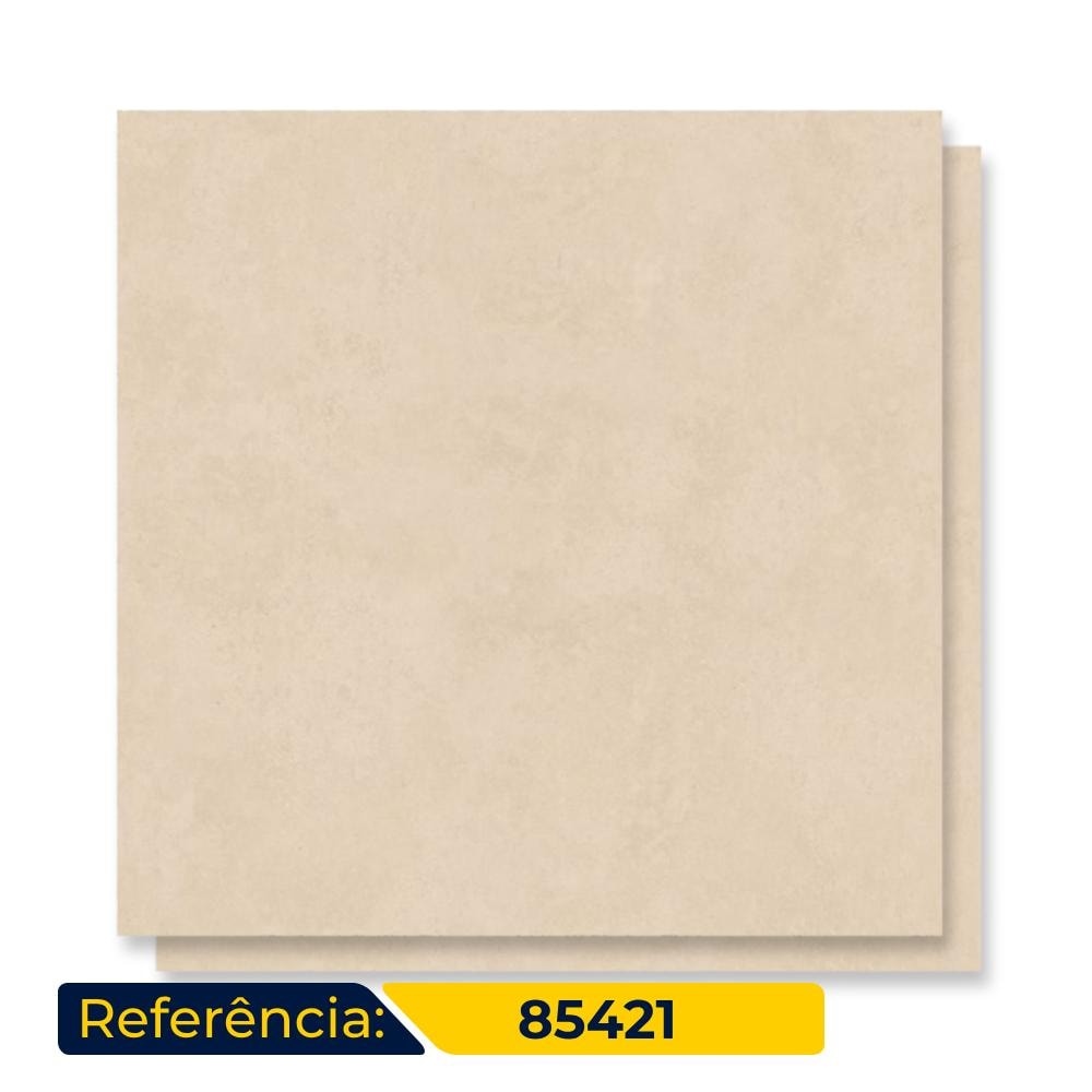 Porcelanato Natural 81x81cm Caixa 2,64m² Gaudi Broadway Nude Retificado - 85421