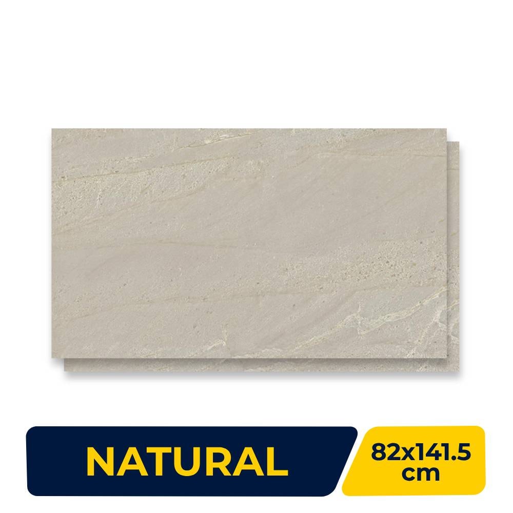Porcelanato Natural 82,5X141,5cm Caixa 2,32m² Villagres Le Havre Retificado - 820023