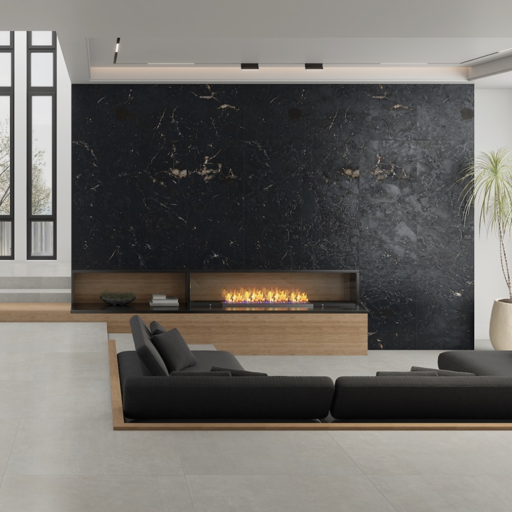 Porcelanato Natural 82x182cm Caixa 2,98m² Damme Negresco Retificado - DDG18257