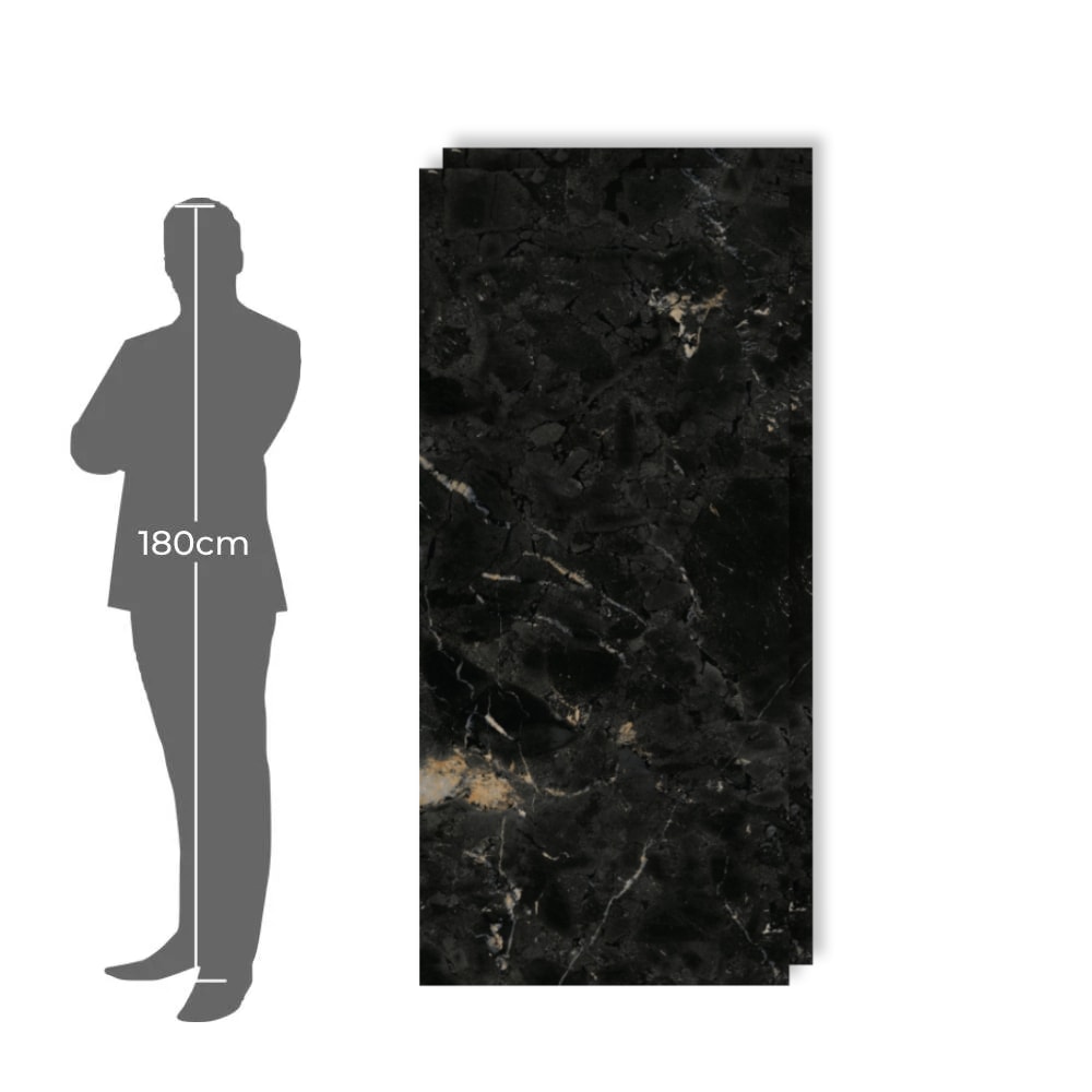 Porcelanato Natural 82x182cm Caixa 2,98m² Damme Negresco Retificado - DDG18257