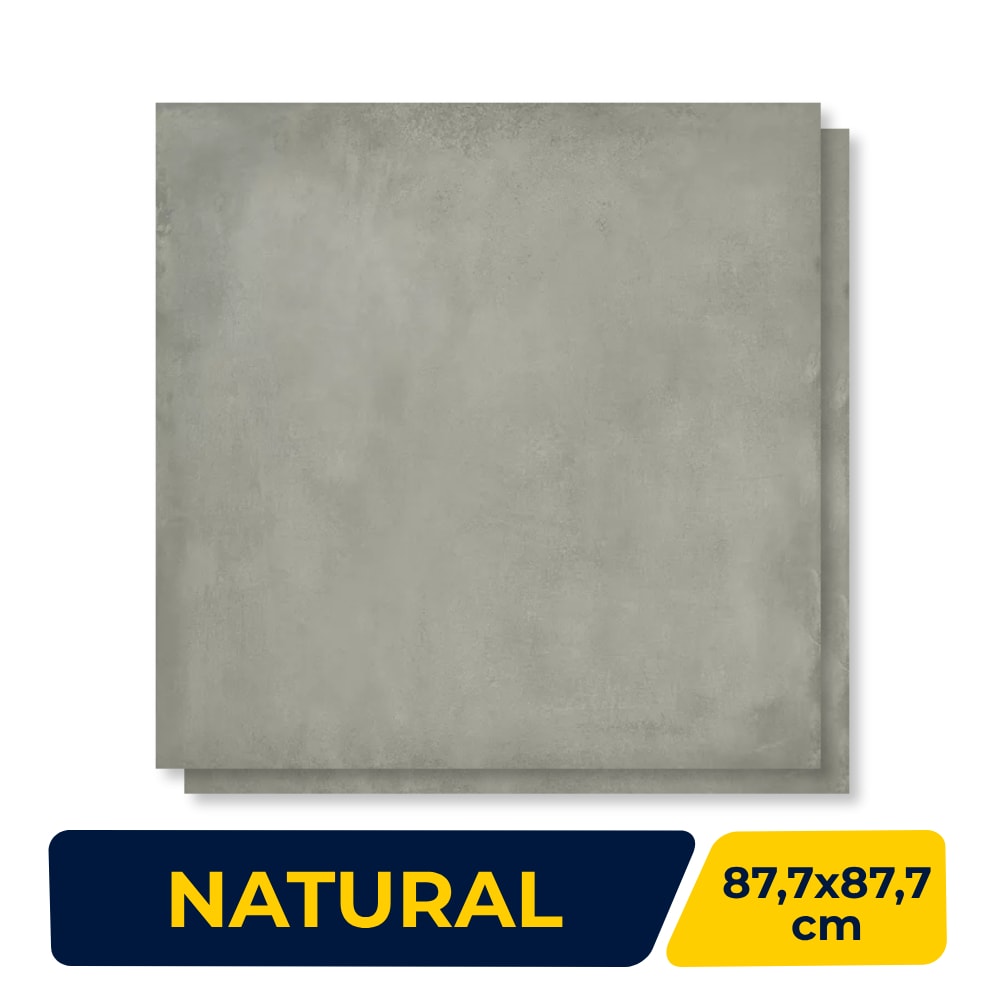 Porcelanato Natural 87,7x87,7cm Caixa 1,54m² Portinari Alquimia Gr Retificado - 6061713