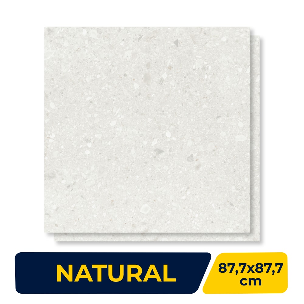 Porcelanato Natural 87,7x87,7cm Caixa 1,54m² Portinari Caminho Sgr Retificado - 6062678