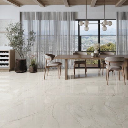 Porcelanato Natural 90x90cm Caixa 1,61m² Portobello Apuano Oro Retificado - 204636
