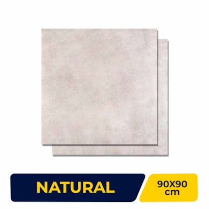 Porcelanato Natural 90x90cm Caixa 1,61m² Portobello Belgique Clair Retificado - 28776E