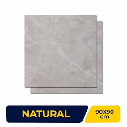 Porcelanato Natural 90x90cm Caixa 1,61m² Portobello Mare D' Autunno Retificado - 26761E
