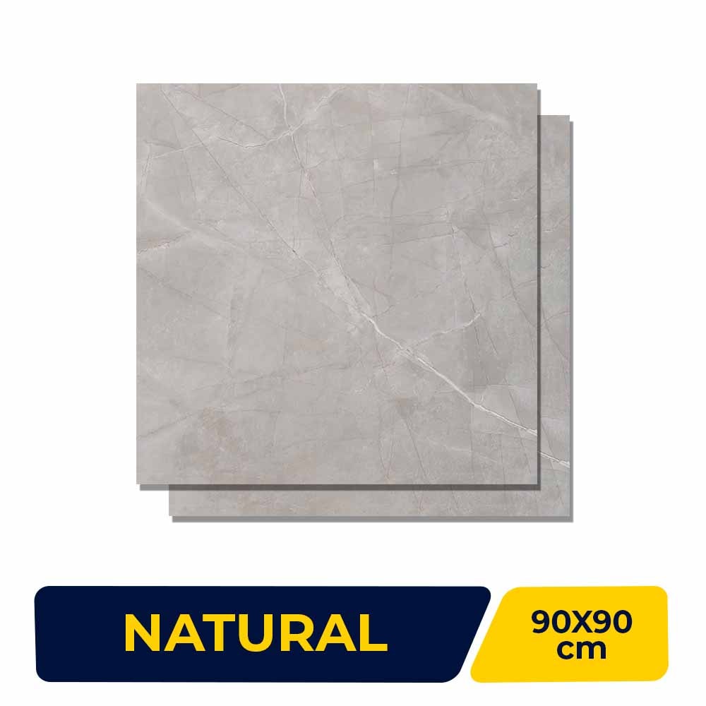 Porcelanato Natural 90x90cm Caixa 1,61m² Portobello Mare D' Autunno Retificado - 26761E