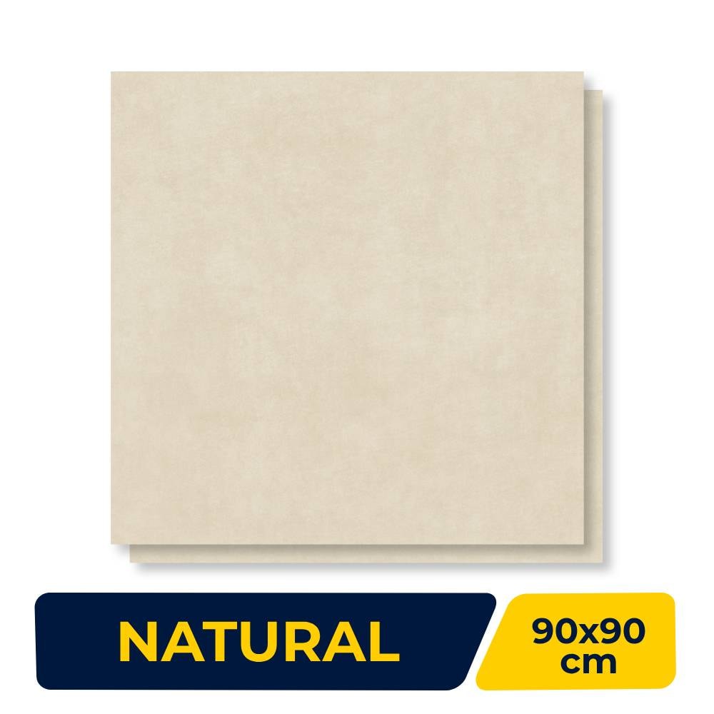 Porcelanato Natural 90x90cm Caixa 1,62m² Ceusa Urbe Be Retificado - 5062721
