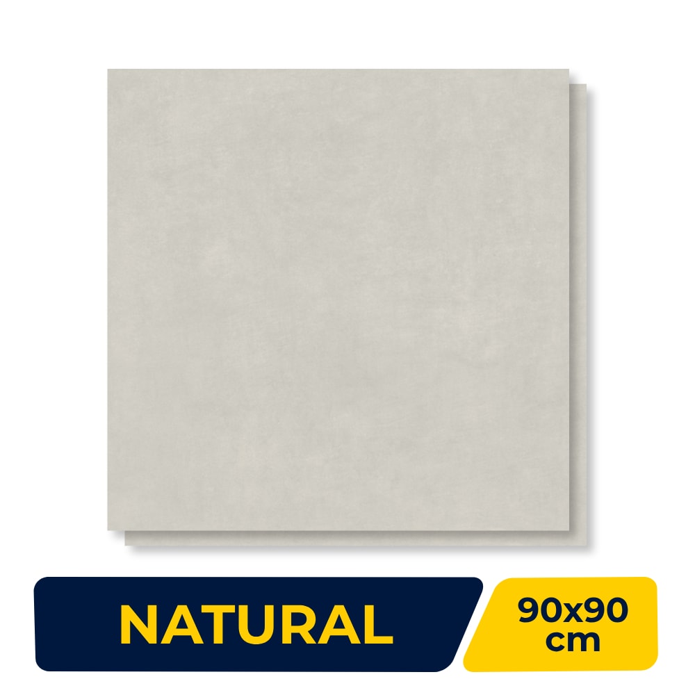 Porcelanato Natural 90x90cm Caixa 1,62m² Ceusa Urbe Sgr Retificado - 5062719