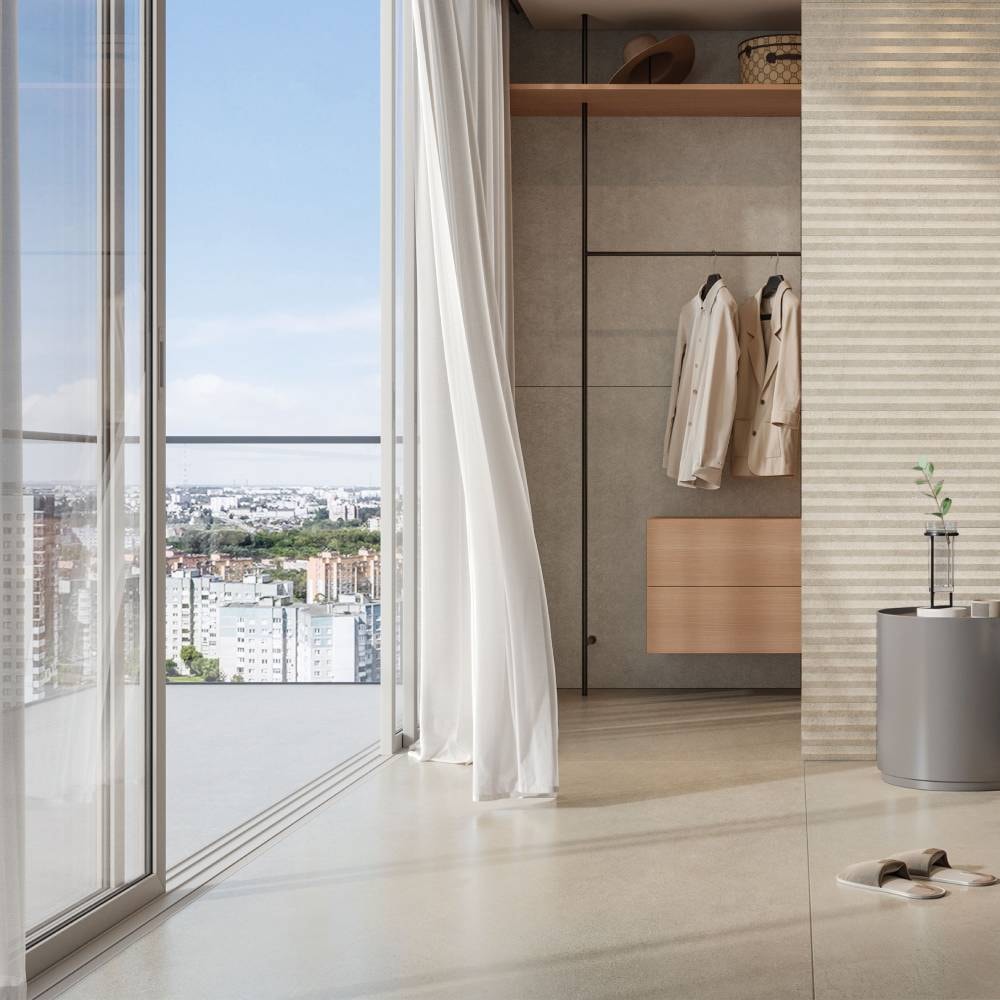 Porcelanato Natural 90x90cm Caixa 1,62m² Portinari Metropolis SGR Retificado - 6062921