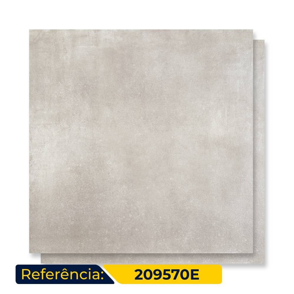 Porcelanato Natural 90x90cm Caixa 2,42m² Portobello Belgique Clair Retificado - 209570E