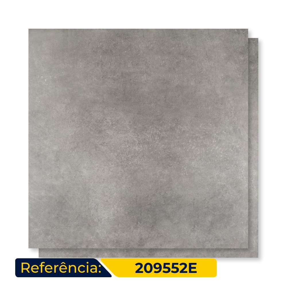 Porcelanato Natural 90x90cm Caixa 2,42m² Portobello Nord Cement Retificado - 209552E