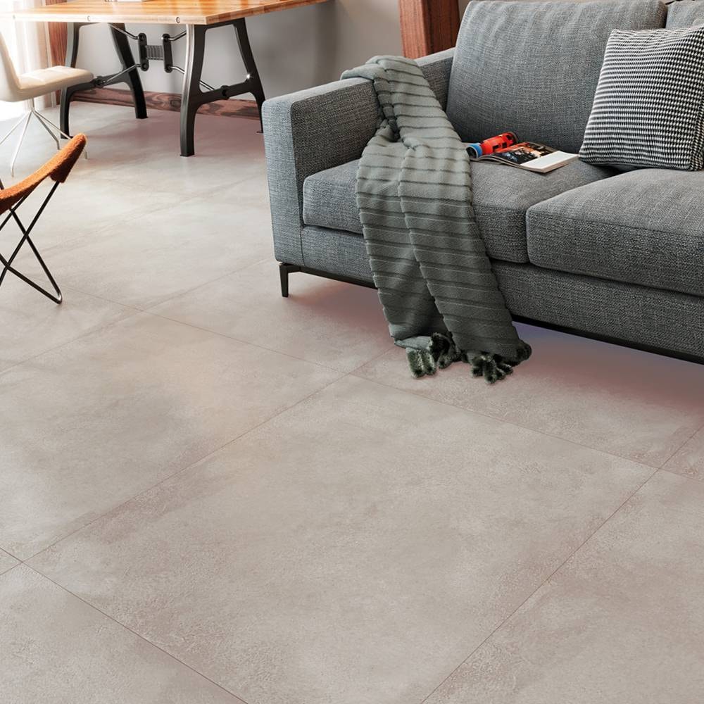 Porcelanato Natural 92x92cm Caixa 1,69m² Villagres  Copan Silver Retificado - 920009