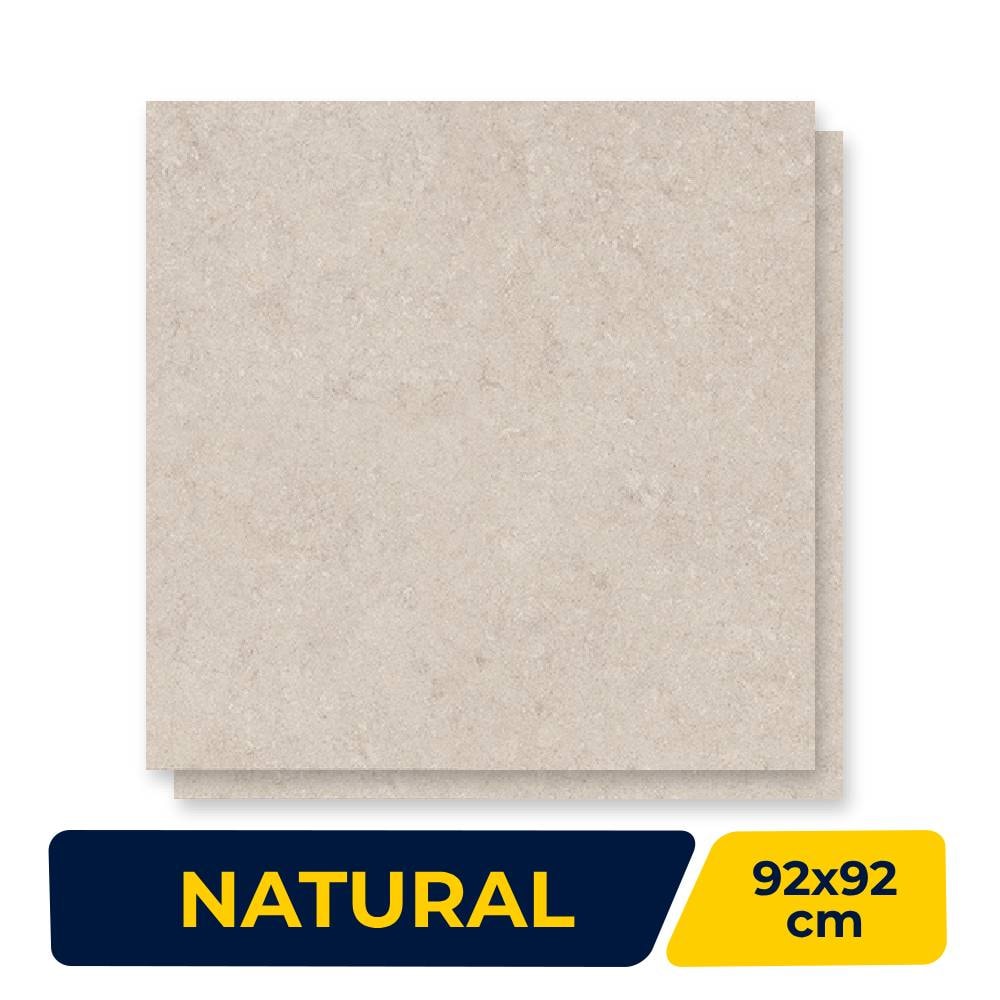 Porcelanato Natural 92x92cm Caixa 1,69m² Villagres Limestone Retificado - 920042