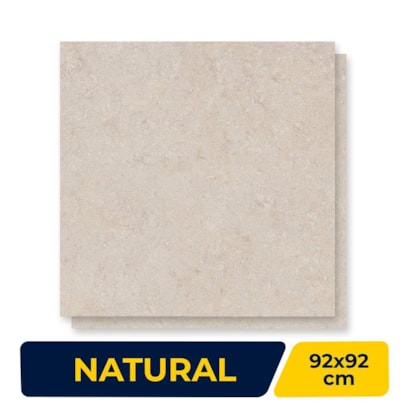 Porcelanato Natural 92x92cm Caixa 1,69m² Villagres Limestone Retificado - 920042