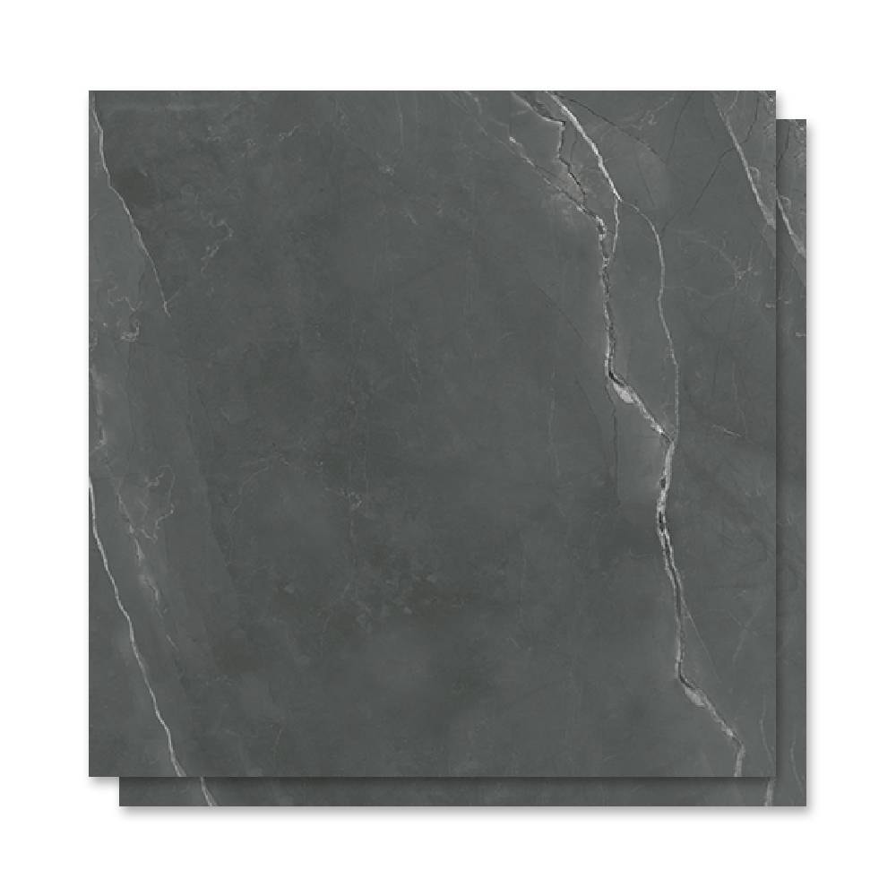 Porcelanato Natural 92x92cm Caixa 1,69m² Villagres Milano Grafite Retificado - 920049