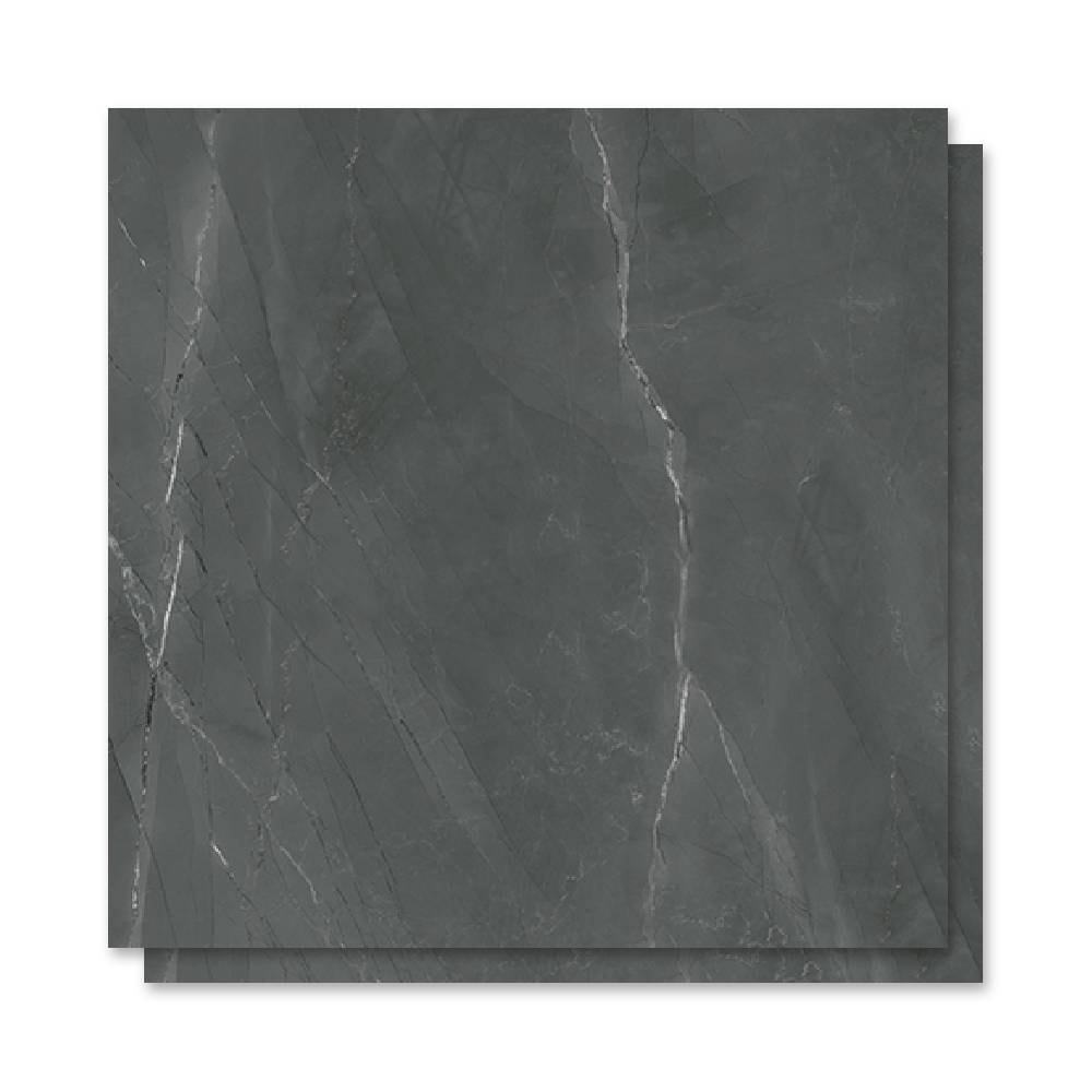 Porcelanato Natural 92x92cm Caixa 1,69m² Villagres Milano Grafite Retificado - 920049