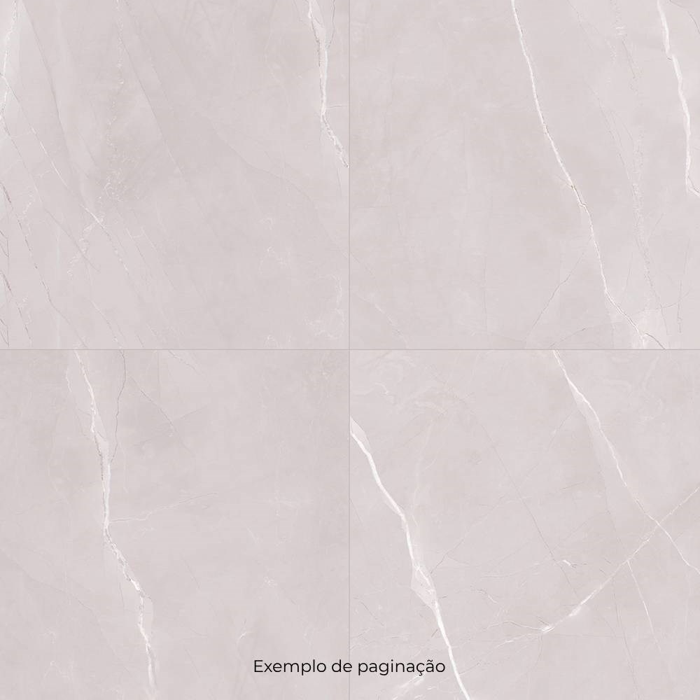 Porcelanato Natural 92x92cm Caixa 1,69m² Villagres Milano Off White Retificado - 920047