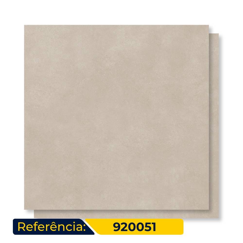 Porcelanato Natural 92x92cm Caixa 2,54m² Villagres Berlin Momento Retificado - 920051