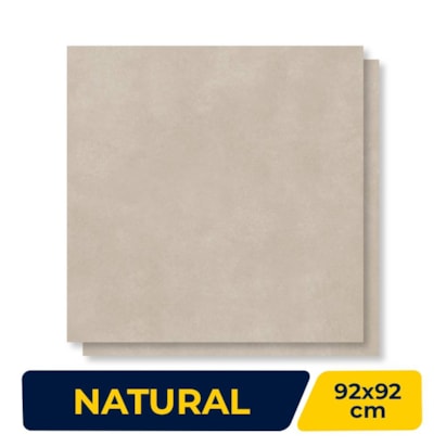 Porcelanato Natural 92x92cm Caixa 2,54m² Villagres Berlin Momento Retificado - 920051