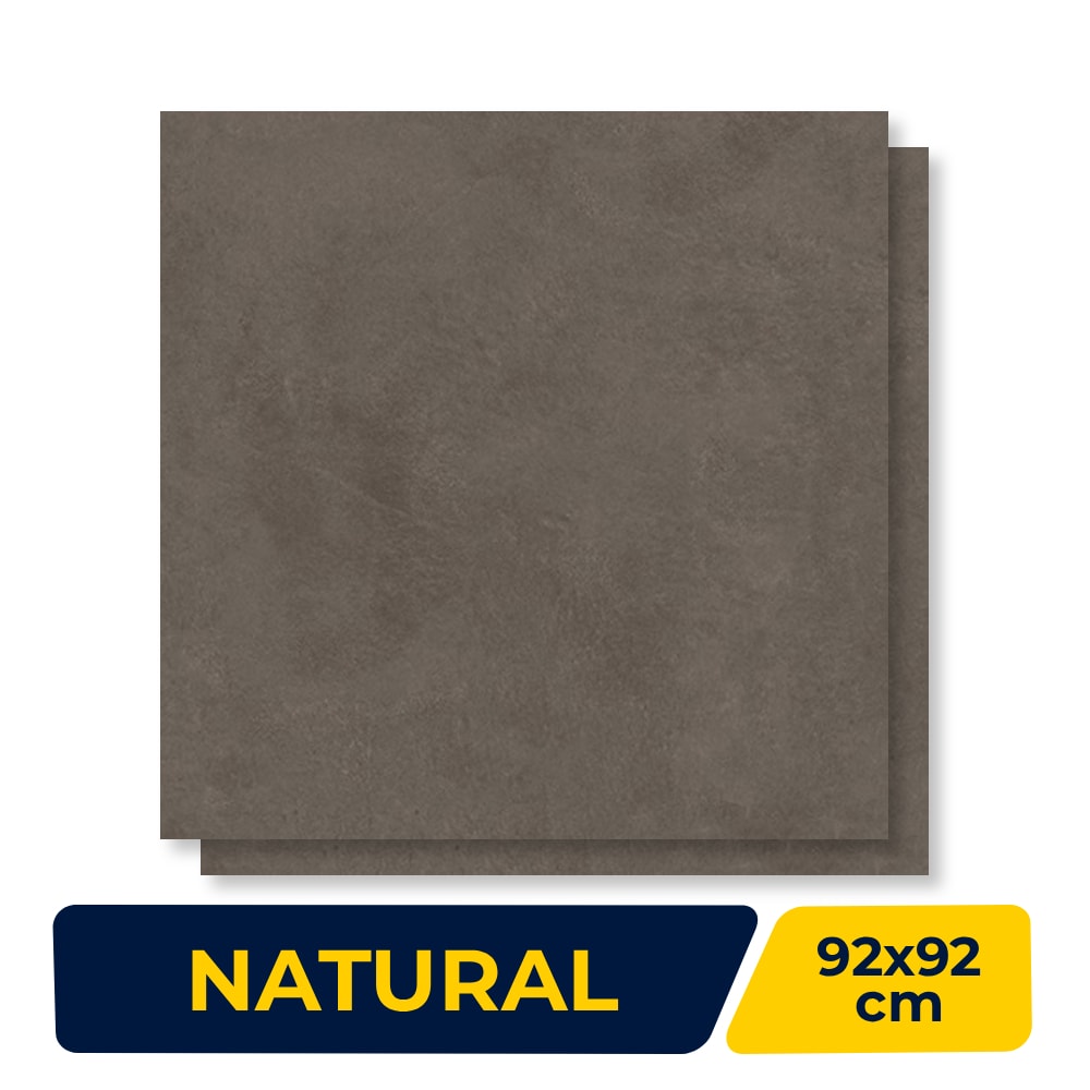 Porcelanato Natural 92x92cm Caixa 2,54m² Villagres Copan Fendi Retificado - 920007