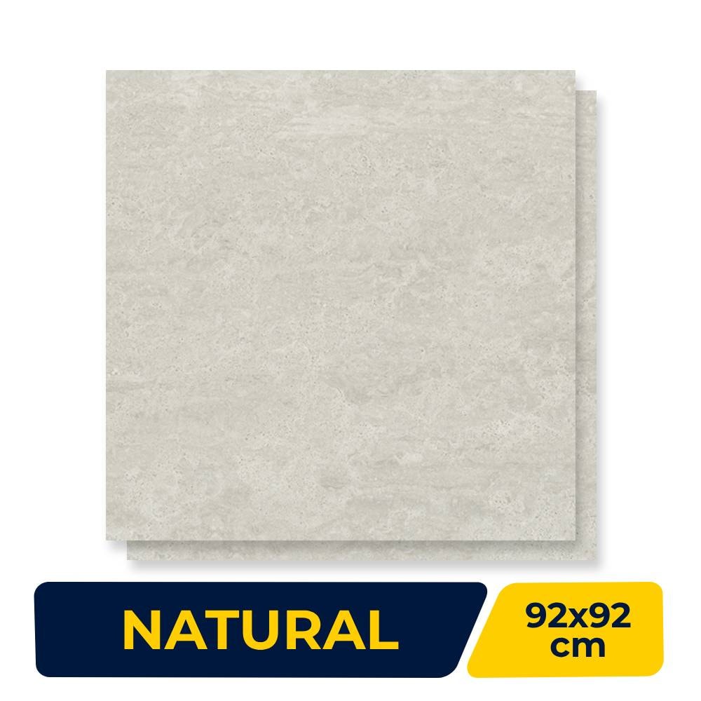 Porcelanato Natural 92x92cm Caixa 2,54m² Villagres Fusion Retificado - 920054