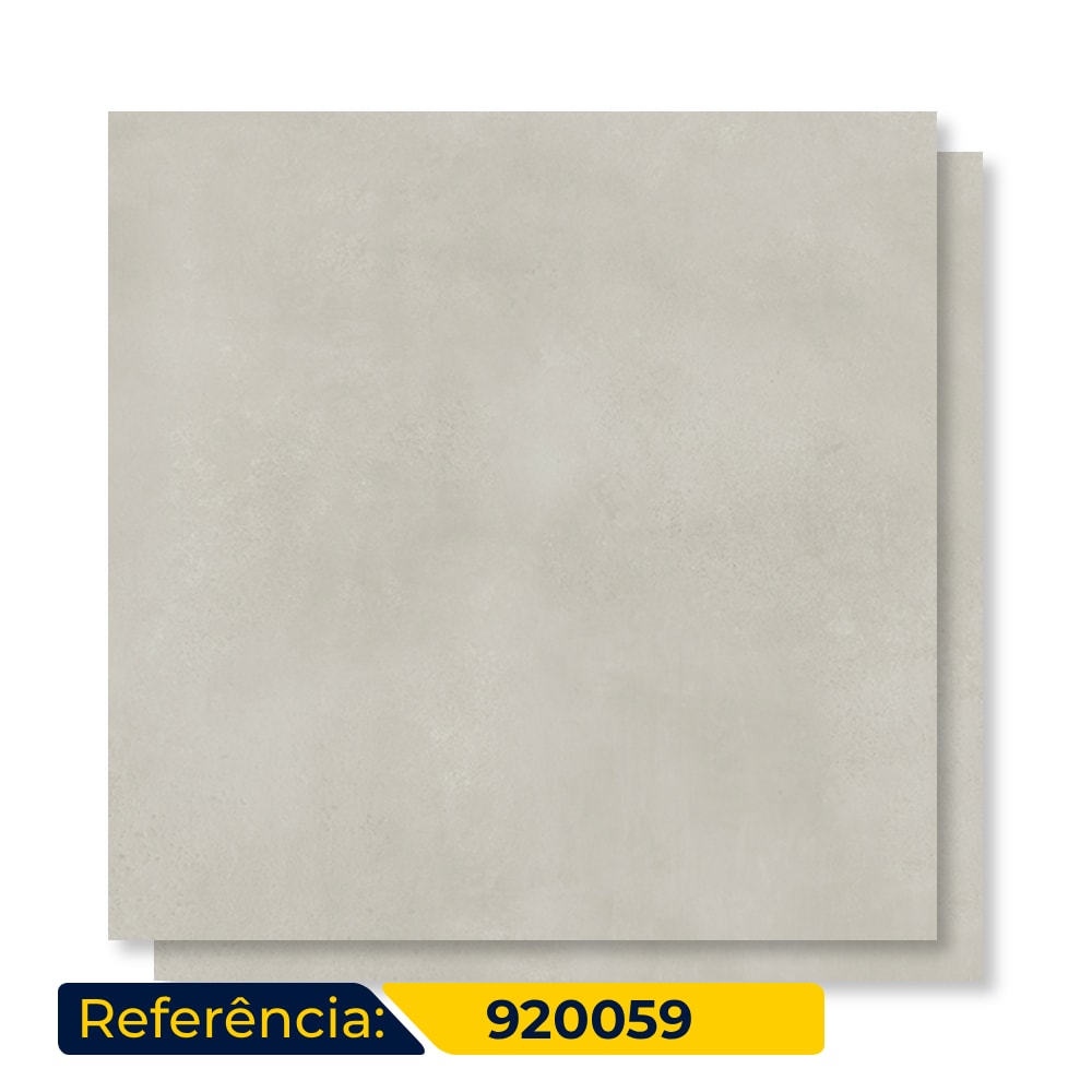 Porcelanato Natural 92x92cm Caixa 2,54m² Villagres House Silver Retificado - 920059