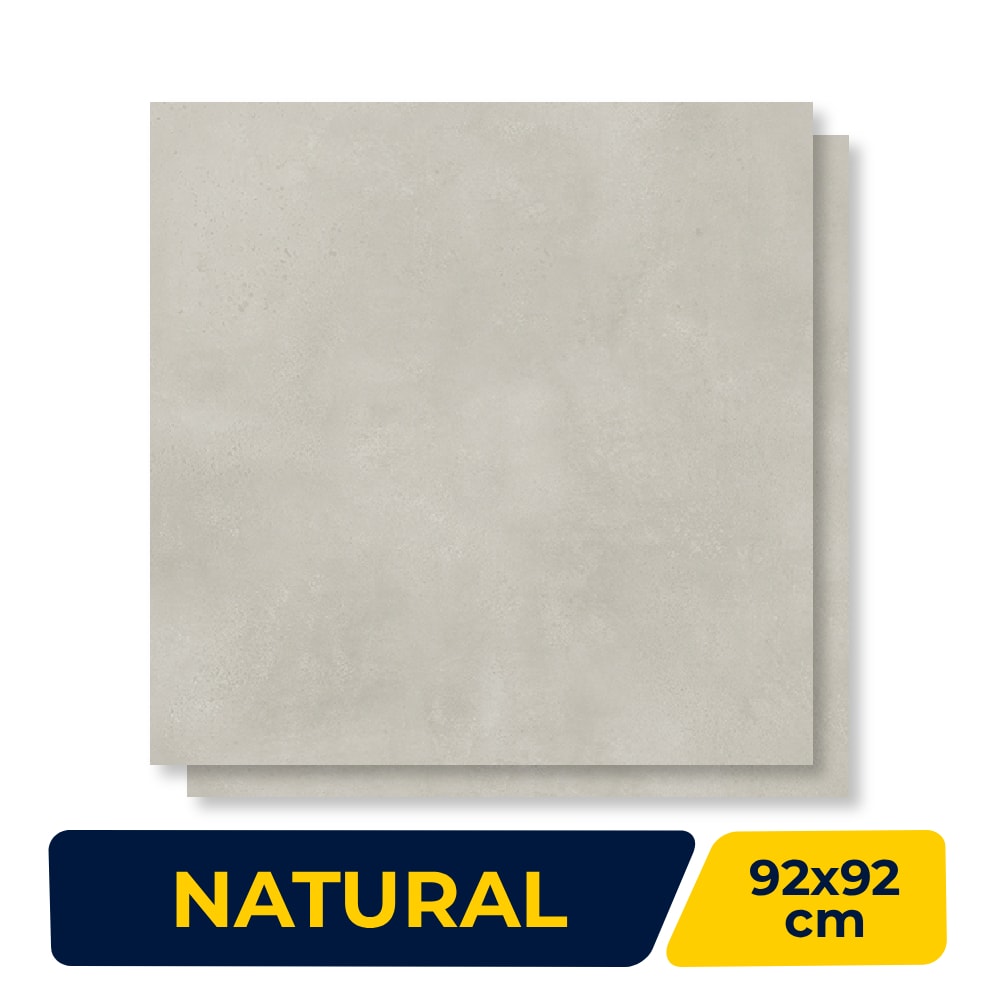 Porcelanato Natural 92x92cm Caixa 2,54m² Villagres House Silver Retificado - 920059