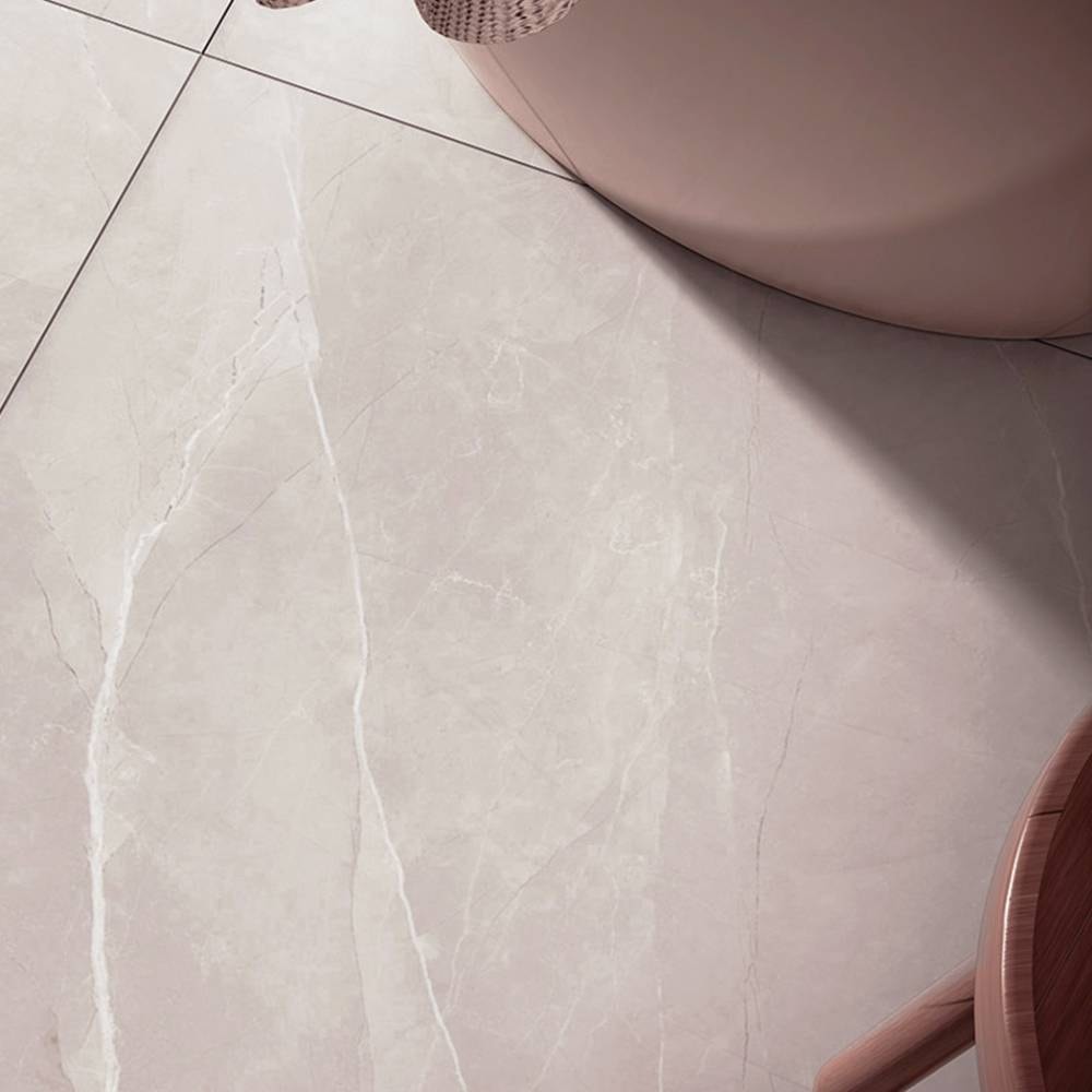 Porcelanato Natural 92x92cm Caixa 2,54m² Villagres Milano Off White Retificado - 920047