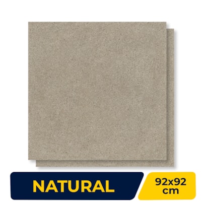 Porcelanato Natural 92x92cm Caixa 2,54m² Villagres Street Concret Retificado - 920065