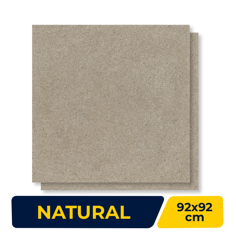Porcelanato Natural 92x92cm Caixa 2,54m² Villagres Street Concret Retificado - 920065