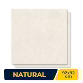 Porcelanato Natural 92x92cm Caixa 2,54m² Villagres Treviso Retificado - 920061