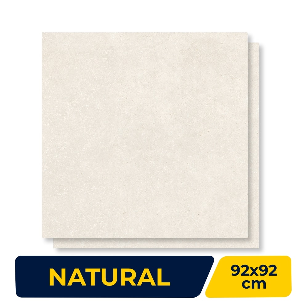 Porcelanato Natural 92x92cm Caixa 2,54m² Villagres Treviso Retificado - 920061