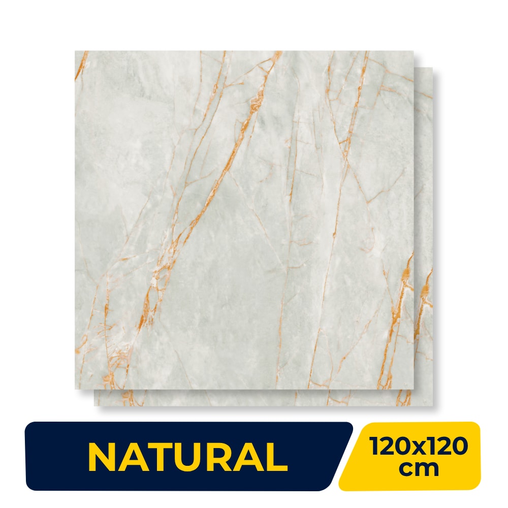 Porcelanato Natural Ceusa 120x120cm Golden Fantasy SGN Retificado - 5062669