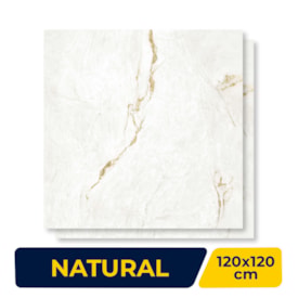 Porcelanato Natural Portinari 120x120cm Parana Gold Wh DD Retificado - 62934