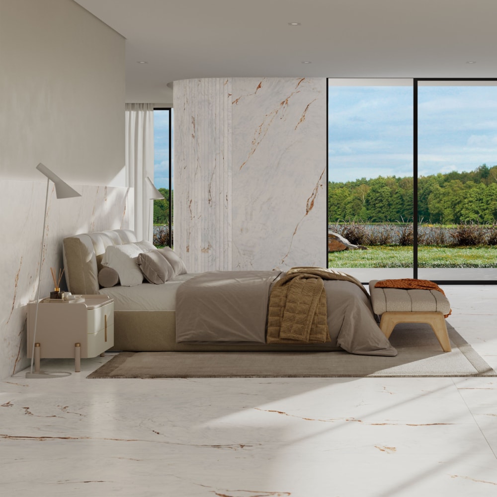 Porcelanato Natural Portinari 120x120cm Parana Gold Wh DD Retificado - 62934