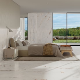 Porcelanato Natural Portinari 120x120cm Parana Gold Wh DD Retificado - 62934