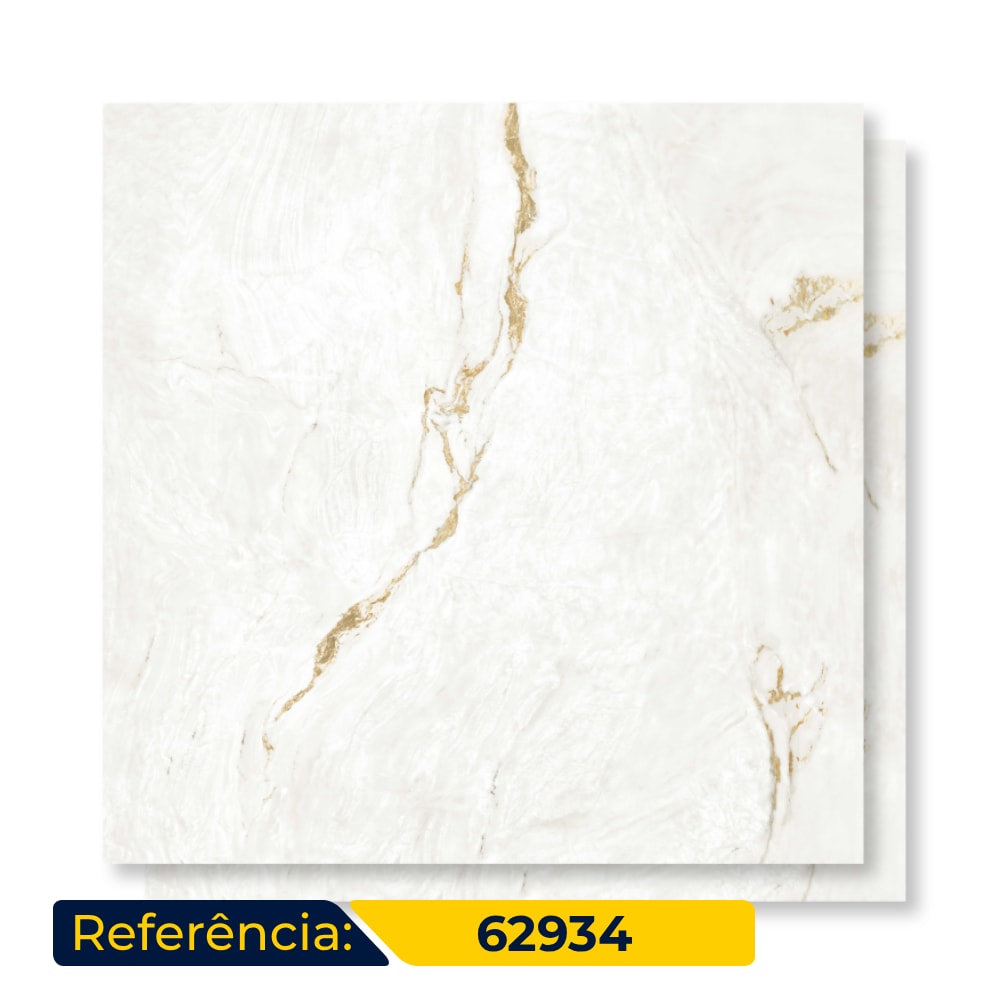 Porcelanato Natural Portinari 120x120cm Parana Gold Wh DD Retificado - 62934