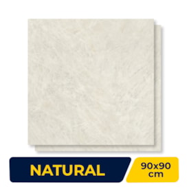 Porcelanato Natural Portobello 90x90cm Cristallo Bianco Retificado - 212064E