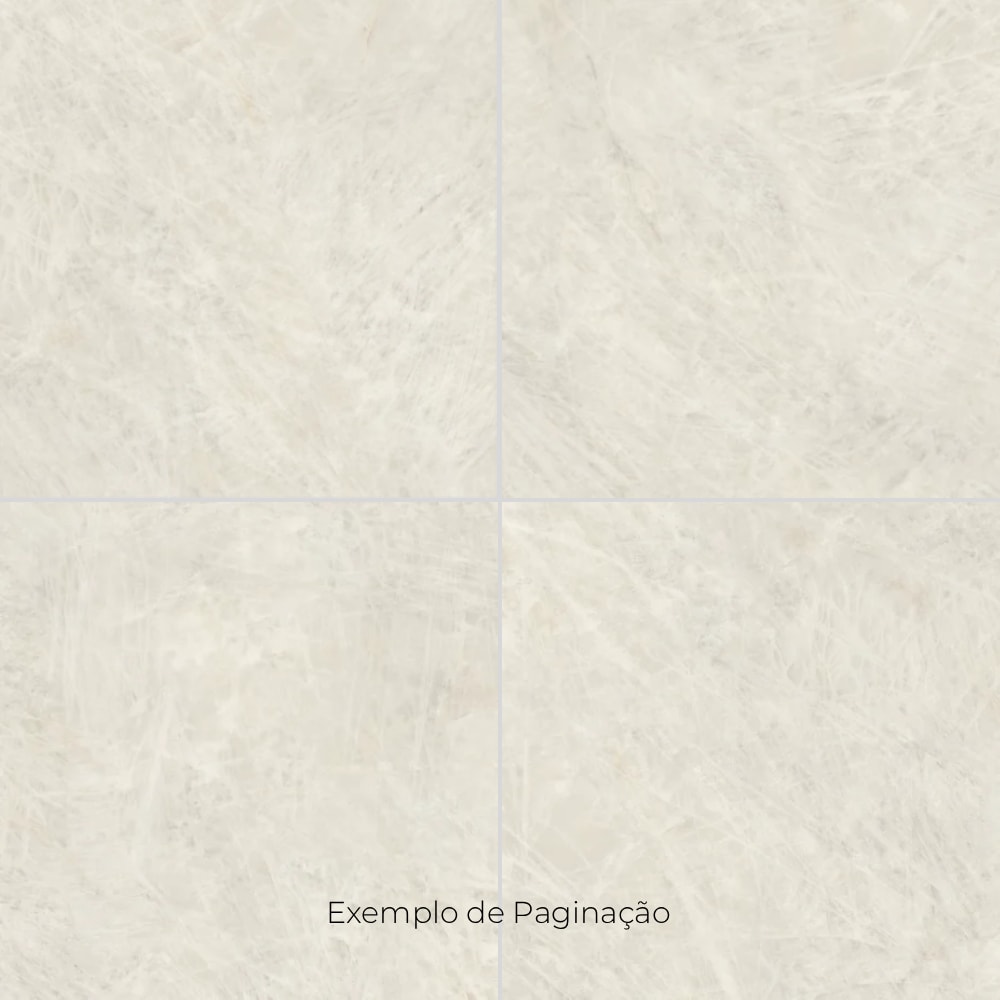 Porcelanato Natural Portobello 90x90cm Cristallo Bianco Retificado - 212064E